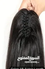  4 human hair ponytail extension ديل حصان شعر طبيعي