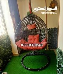  29 مرجيحه عش العصفورة الراتان ضمان 12شهر وبسعر المصنع