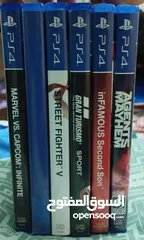  2 Playstation 4 ALL 6 GAMES 20 RIALS TOTAL