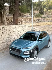  5 هيونداي كونا 2020  حالة الشركة  عداد 55 ألف فقط لون مميز