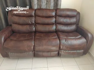  2 3 Seater Leather Air Recliner Sofa