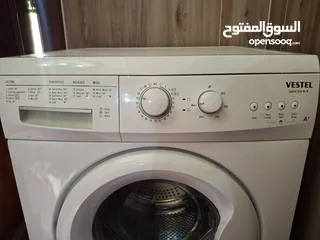  2 غسالة فيستيل 7 كيلو بحالة ممتازة جديد معموللها صيانة كاملة ومغيرلها ماتور ومصلبة وفحمات