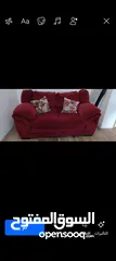  1 طقم كنبيات لون خمري