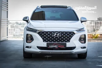  8 هيونداي سنتافي 2019 2.0D فل++ / 6+1  Hyundai Santa fe 2019 2.0D / 6+1