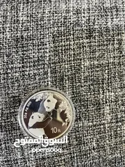  7 عملات فضيه أوزان مختلفه وعملات قديمه وورقيه silver coin 1 oz and 10 oz