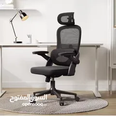  1 توفر من جديد كرسي مكتب شبكي عالي الظهر كرسي طبي 100% يتحمل اوزان مع دعم لاسفل الظهر و مسند رأس