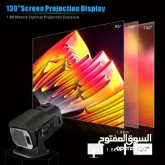  4 بروجكتر سينمائي منزلي وايرلس صغير وخفيف لمشاهدة الأفلام-Wireless HY320 Projector