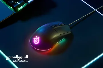  5 SteelSeries Rival 3 - Gaming Mouse - 8,500 CPI TrueMovE ماوس ستيل سيريس البراند الافضل كفالة سنة