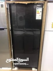  5 ثلاجه شارب لون اسود مميز 450 ليتر بسعر حرق