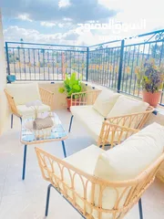  3 قعدة خارجية كراسي + طاولة+ الفرشات   التوصيل للداخل