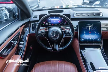 22 Mercedes S450 2022 Amg kit Mild hybrid 4matic    السيارة وارد الشركة و قطعت مسافة 64,000 كيلو