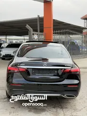  23 مرسيدس E350 AMG 2022 فحص كامل فل اضافات اعلى فئة ممشى قليل لون اسود بحالة الوكالة