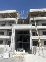  4 شقة دوبليكس اخير مع روف 155 م وترس 50 متر قيد الانشاءباطلالة مميزة للبيع في البنيات قرب مدارس الحصاد