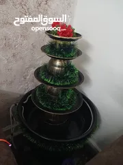  1 نافوره جديده للبيع بس تجربه للتأكيد انه أموره تمام شغلته خمس دقايق
