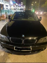 8 * BMW 730LI موديل 2008 لون اسود ، فرش لون بيج ، فل اضافات ، فتحة سقف، جنوط مغانيسيوم ، بلوتوث،