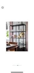  4 ارفف ايكيا نظيفه جدا ikea shelves black