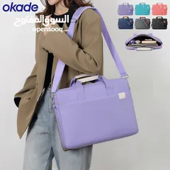  5 Okade T67 Trolley Sleeve Laptop Bag with Strap 15.6" inch حقيبة لابتوب
