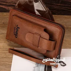  6 حقيبة jeep الشبابية   القياس : size 21*12*3cm  الألوان : اسود - جوزي