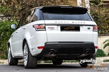  5 Range Rover Sport Supercharge 2014  السيارة وارد الشركة