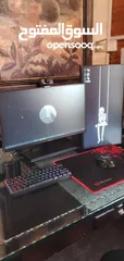  2 laptop asus rog strix g531gt مع شاشتين اسوس 100 هيرتز وكاميرا فانيتك