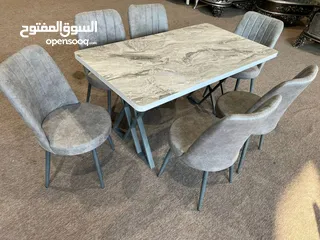  2 ميز طعام 6كراسي. بسعر 230الف