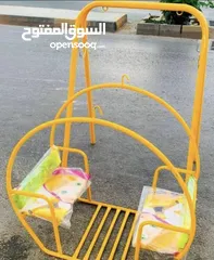  7 مرجيحة مزدوجة للاطفال   تمنح الطفل جوا من المتعة واللعب  مرجيحه حديد بمواصفات عاليه