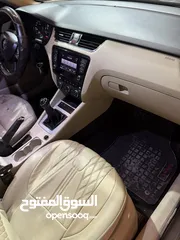  16 سكودا اوكتافيا 2013 جير عادي ترخيص وتامين شامل اضافات فل فحص بالورقة جديدة كلياً