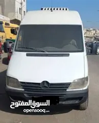  3 باص مرسيدس سبيرنتر شاصي طويل مع ثلاجه ووحدة تبريد فريزر
