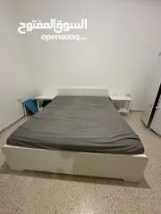  1 IKEA bed white
