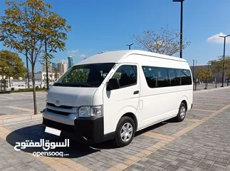  3 TOYOTA HIACE MODEL 2019  HIGH ROOF PASSENGER MINI BUS SALE URGENTLY  SINGLE OWNER