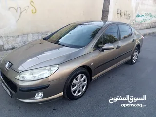  5 بيجو 407  بحالة الوكالة إستعمال شخصي  ترخيص سنة وتامين سنة السيارة نخب النخب محرك ممتاز جير ممتاز