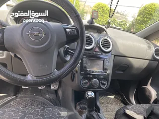  5 اوبل كورسا 2013 بحالة جيده