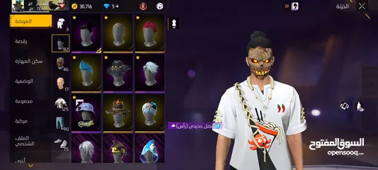  15 حساب فري فاير للبدل او للبيع الحساب مرتب Prime 5 مدفوع عليه اكثر من 30k جوهرة التواصل خاص فقط
