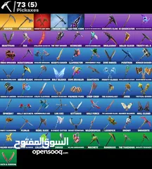  3 حساب فورت نايت فيه ايكونيك وسيزون 3 كامل يربط كل المنصات وحساب نادر وجميع معلوماته
