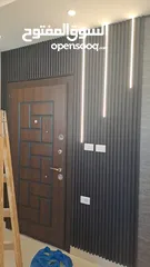  2 ديكورات جبس بورد وبديل الخشب وبديل الرخام والشيبورد
