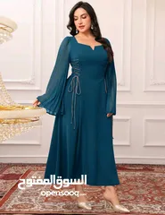  3 فستان شيفون للمناسبات المتعدده