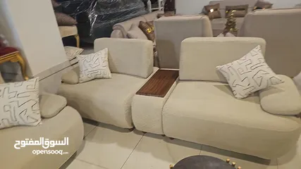  6 طقم كنب 8 مقاعد فخم