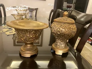  1 تحف للزينة عدد 3 مرتبة بحال جيدة جدا