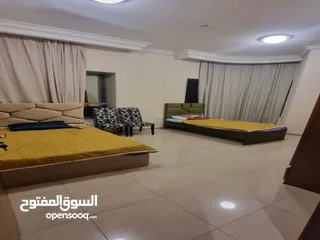  9 بادر بالحجز للايجار الشهري شقة 3 غرف وصالة مفروشة في عجمان أبراج الكونكور في منطقة النعيمية