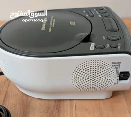  4 Digital Clock Radios with CD Player  راديو مع ساعه ديجتال رقم كبير وواضح  مع منبه و مشغل اسطوانات CD