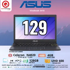  1 Laptop ASUS Vivobook E410   لابتوب ايسوس سيلرون