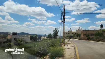  1 كوبر / ارض للبيع  على من المالك مباشره على شارع اسفلت مباشره زاجل جميع الخدمات