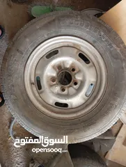  2 جنط 14 هايلكس مع كوشوك