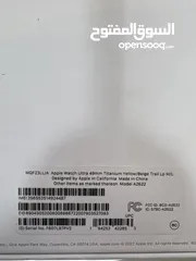  6 Apple watch ultra 1 used ساعة ابل مستخدمة وكالة بحالة ممتازة بدون أي خدوش