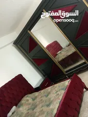  2 غرفه  نوم مميزه  بالاتنجيد الاحمر  وخشب  لاتيه 18  ثقيل ل