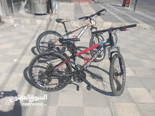  3 دراجة هوائية جنط 24 مستعمل بحاله ممتازه