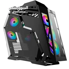  1 xigmatek zeus case  كيس كمبيوتر جيمنج معدني بالكامل مع 8 مراوح تبريد وكنترولر وريموت للتحكم بالاضاءة