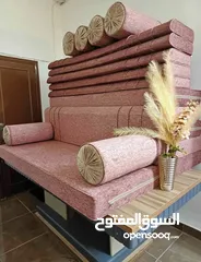  2 فراش عربي  جديد تفصيل 6 فرشات و6 مراكي و6 مساند اسفنج سكني ضغط 14 فقط