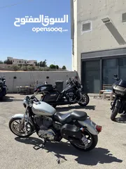  7 Harley sportster XL883 L بحالة الوكاله وصيانة الشركه