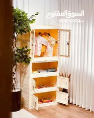  1 أيقونة التنظيم والجمال خزانة فانتازيا الذكية  مش مجرد خزانة هي قطعة فنية ذكية بتحول اي زاوية لانيقة